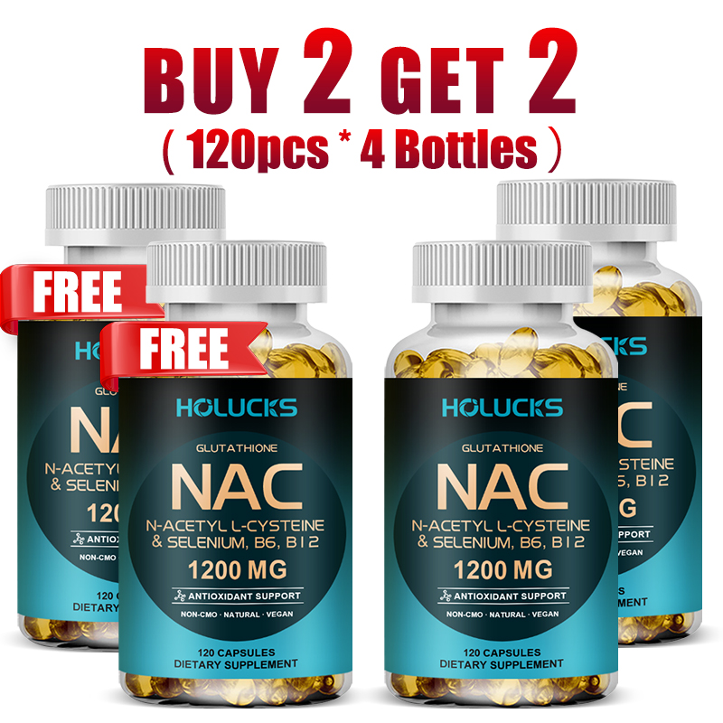 Nac N Acetyl Cysteine - Natural NAC Supplement, Detox & Antioxidant,