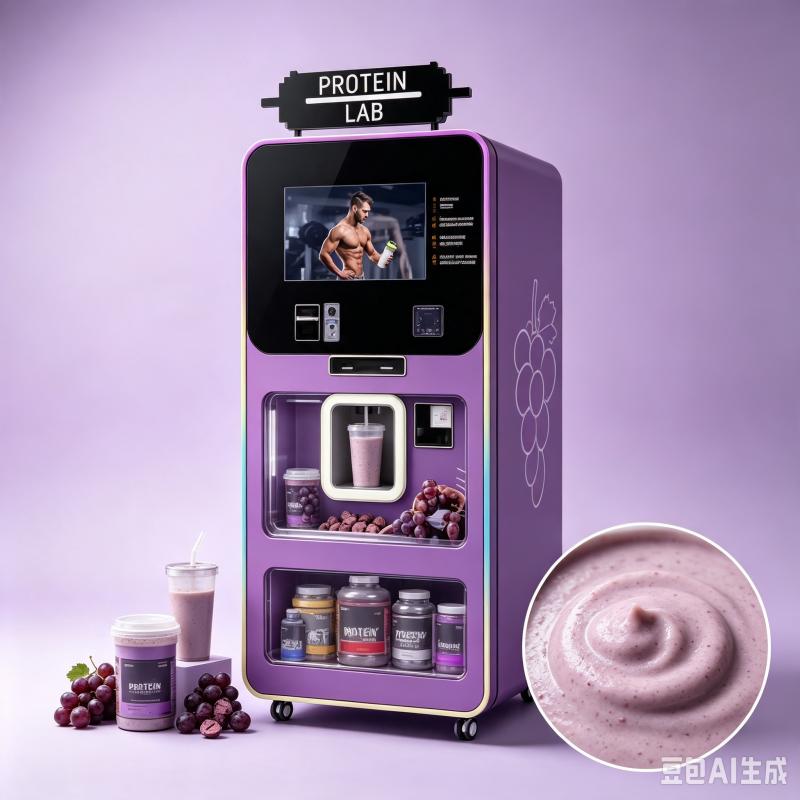 Nutrition For Fitness And Sports - Protein Shake Vending Machine Customized High