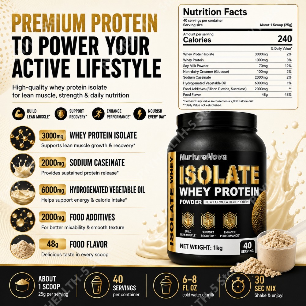 Isolate Whey Protein Powder 1k - Nutrition For Fitness And Sports review and price